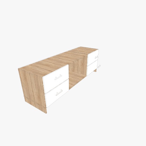 TV cabinet Бесплатные 3D-проекты мебели и чертежи от сообщества Flatma