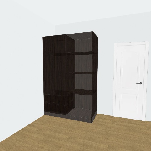 Two door wardrobe