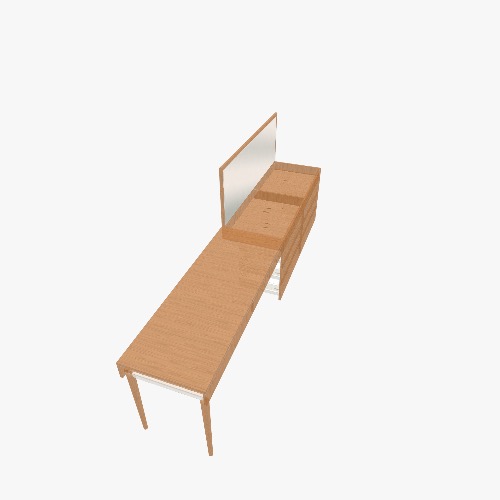 Vanity Desk Dresser Бесплатные 3D-проекты мебели и чертежи от сообщества Flatma