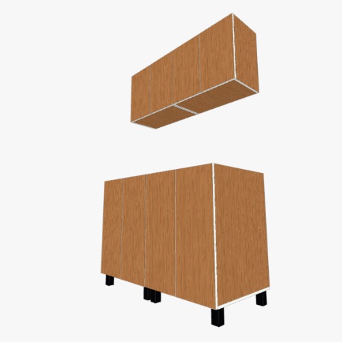 Vista 3d Gabinetes de Cocina Бесплатные 3D-проекты мебели и чертежи от сообщества Flatma