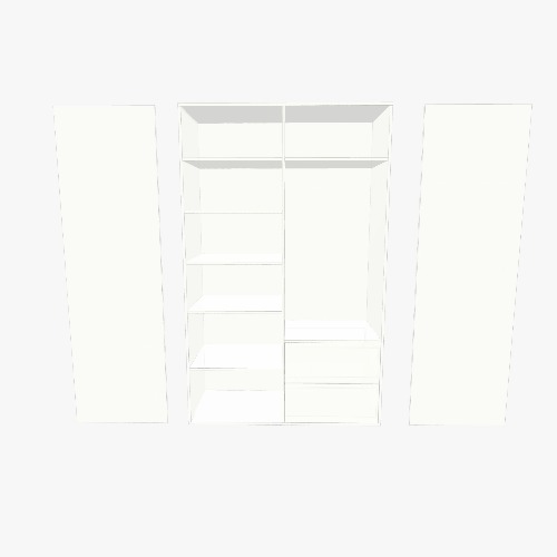 Wardrobe Бесплатные 3D-проекты мебели и чертежи от сообщества Flatma