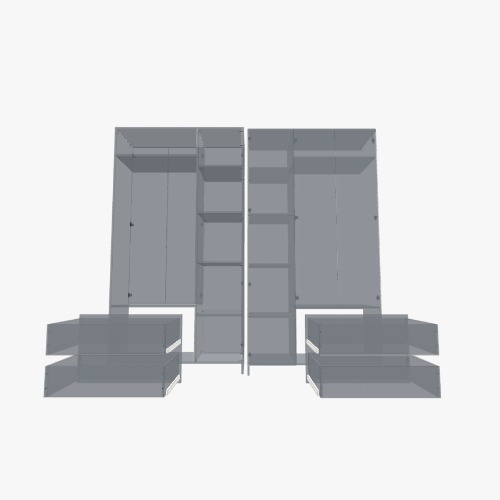 wardrobe Бесплатные 3D-проекты мебели и чертежи от сообщества Flatma