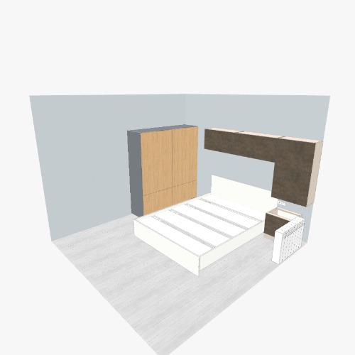 Yatak odası Бесплатные 3D-проекты мебели и чертежи от сообщества Flatma
