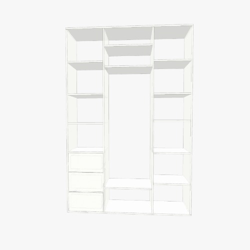 Зал шкаф Бесплатные 3D-проекты мебели и чертежи от сообщества Flatma